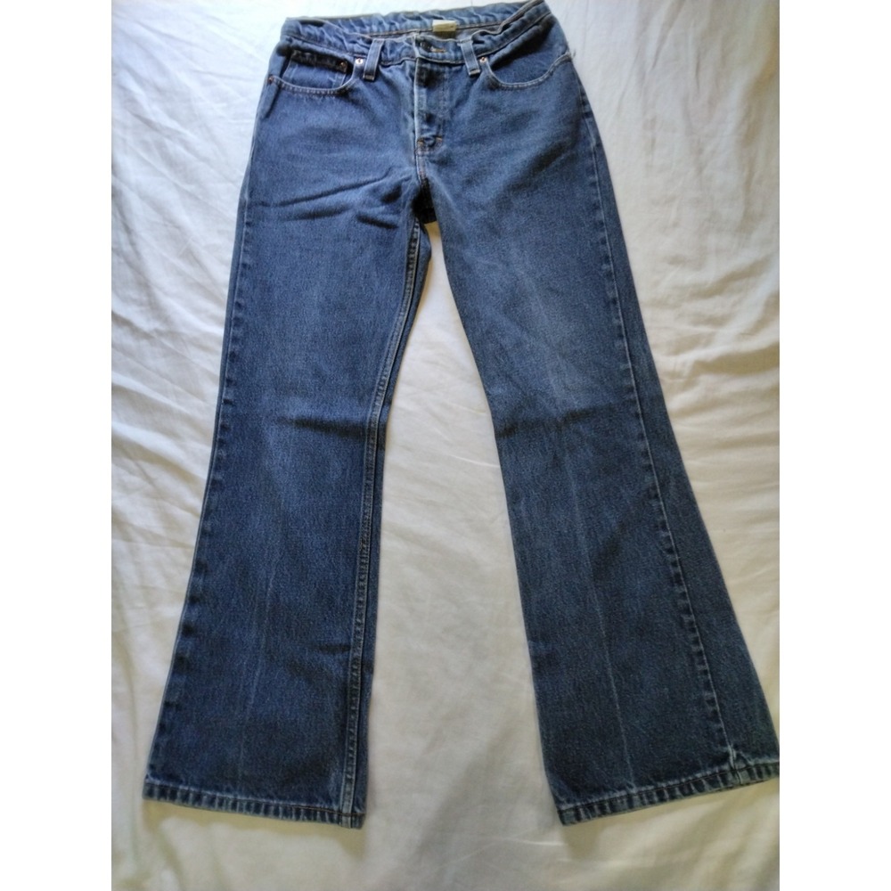 JORDACHE Jeans Vintage Size 9/10 Flare Leg Jeans Mid Rise 33" Inseam Vtg Womens